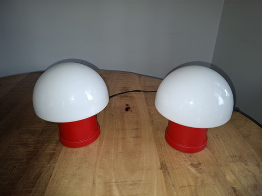Ensemble de 2 Lampes de table Hema classiques des années 70