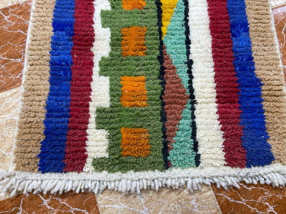 Handwoven Moroccan Berbere Runner Rug 100/300 – Tapis, Wool (photo 3 of 9)
