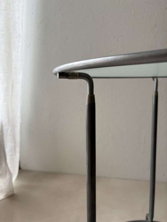 Image 1 of Carrello di servizio Ikea a due strati con vetro