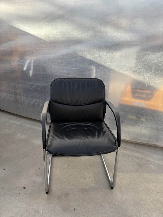 Image 1 of Fröscher Sitform sledestoel - Zwart leren