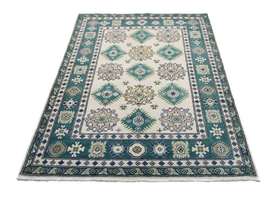 Image 1 of Origineel handgeknoopt Ziegler Kazak tapijt, 181 x 111 cm, nieuw en in uitstekende staat.