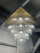 Vintage Murano Italiaanse hanglamp 1970