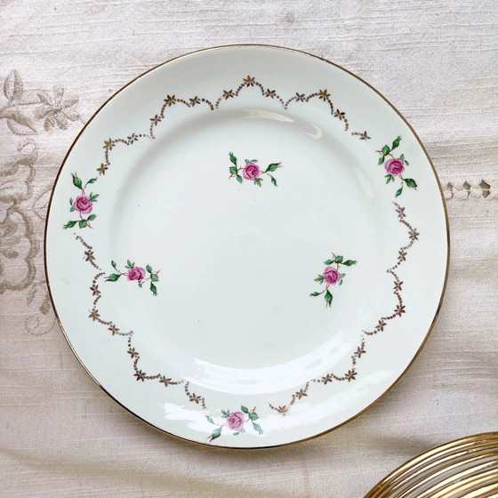 Service à Dessert en Porcelaine L’AMANDINOISE – Vaisselle, Vintage (photo 3 of 9)