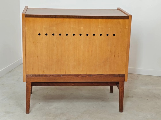 Deken kist of minibar Frantisek Mezulanik voor Up Zavody 60 – Barkrukken, Wood, Mid Century Modern (photo 26 of 30)
