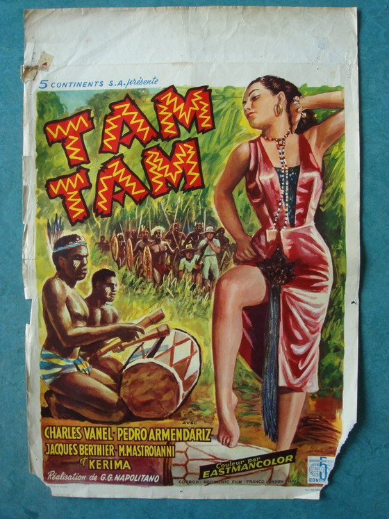 Image 1 of Partij originele filmposters uit de jaren 50-60