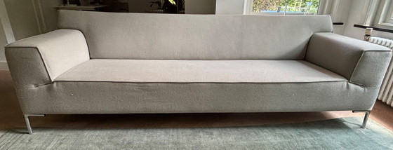 Divano Bloq a 4 posti, disponibile in magazzino, colore grigio ostrica (lana di cotone). – Design on Stock (photo 5 of 5)