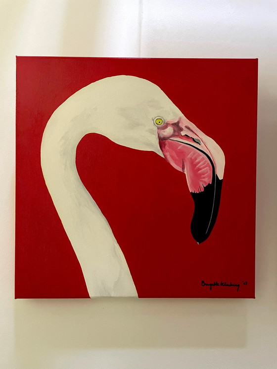 Image 1 of 2 paneles de flamencos