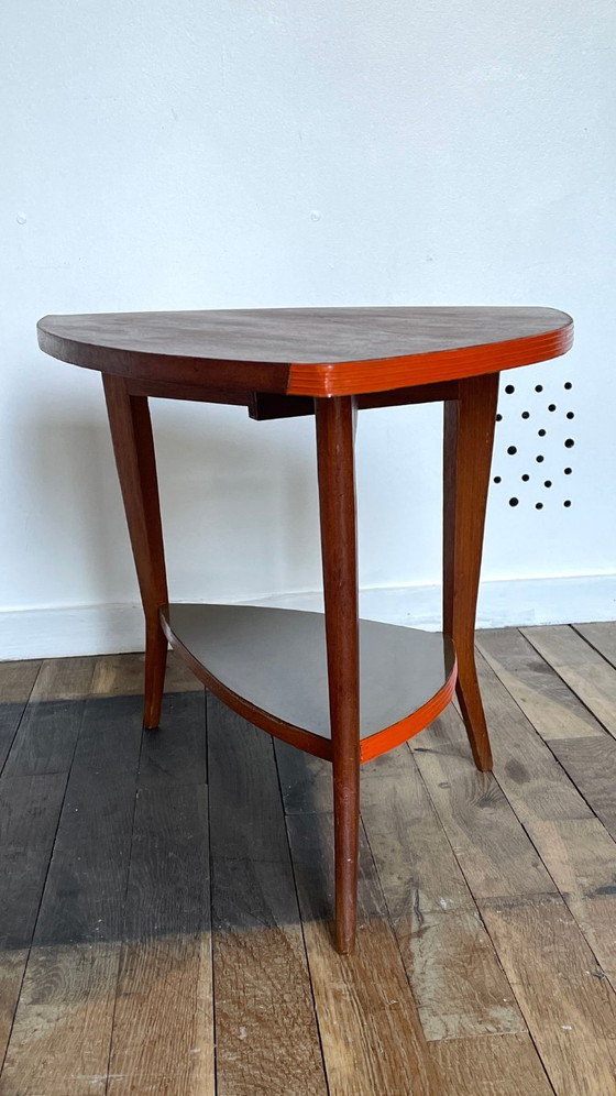 Tripod Coffee Table, 1950s/60s – Plastic, Plexiglass (photo 23 of 34)