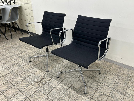 Image 1 of Vitra | Eames | Ea108 | Black Hopsak | Chrome