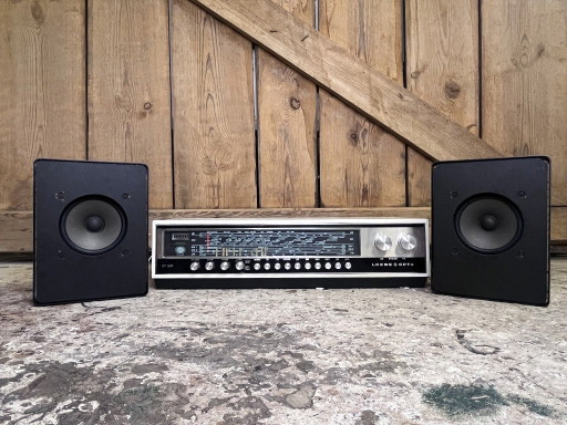 Vintage Loewe Opta ST 247 receiver + 2x concertbox LO 18