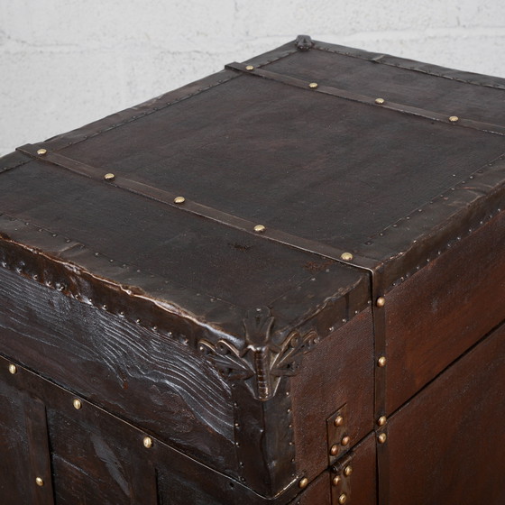 Rollbarer Reisekleiderschrank mit Fächern – Reisetaschen, Metall, Vintage (photo 26 of 26)