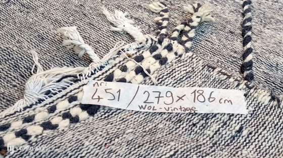 Image 1 of Handgeknoopt Berber kleed wol 279x186cm