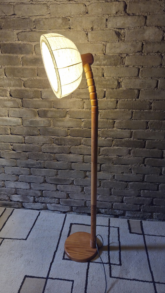 Image 1 of Danish pine floor lamp, 1970