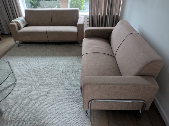 Image 1 of Gispen 441– 2x - 2-seater Tubular Frame Sofa – Design