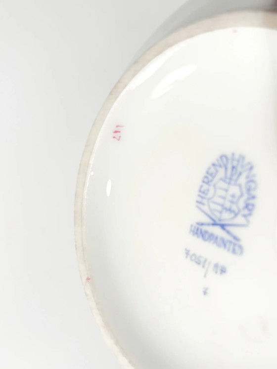 Vaso in Porcellana Herend Apponyi Rosa degli anni '50 – Vasi (photo 7 of 8)
