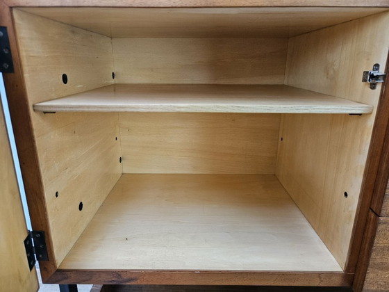 Image 1 of Anrichte aus Teakholz mit Eisenstruktur, 1960