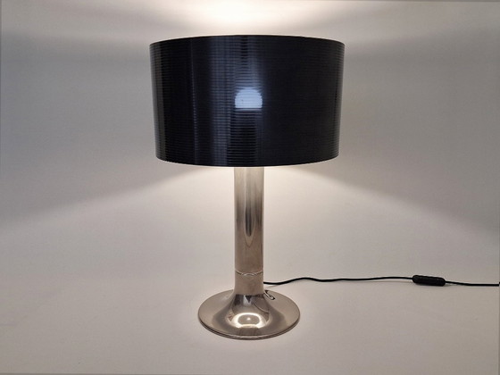 Vintage design Table lamp, nickel-plated – Plastic, Metal (photo 4 of 14)