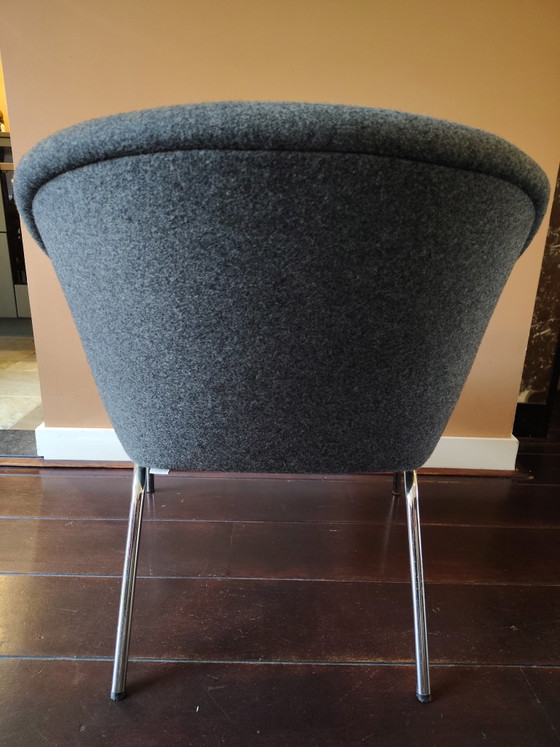 Grey Armchair Walter Knoll 369 – Metal, Wool (photo 3 of 5)