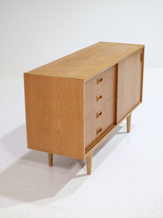 Image 1 of Sideboard with drawers Danish vintage oak