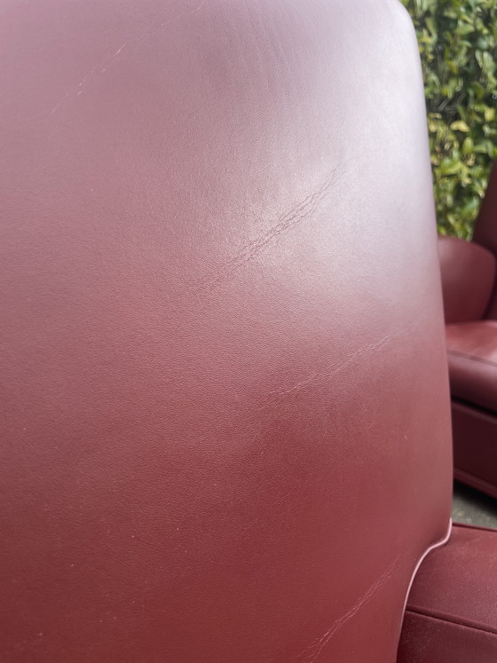 Image 1 of Édition limitée : 2 fauteuils club design italien - Tabarin Poltrona Frau