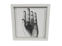 Piero Fornasetti - Bardelli - Carreau de céramique avec cadre en bois - Italie - 2000