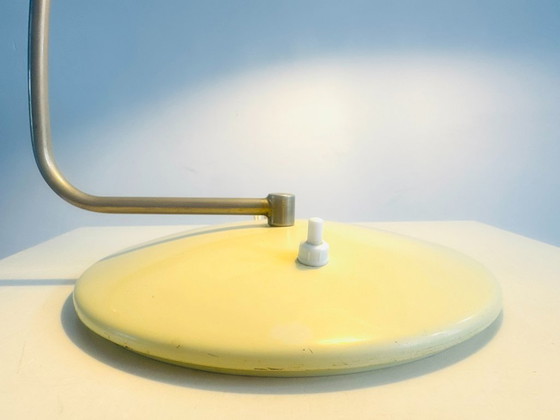 Perforated saucer-shaped table lamp by ANVIA Nederland, the Netherlands, 1950s, Aluminium, mint (photo 5 of 7)
