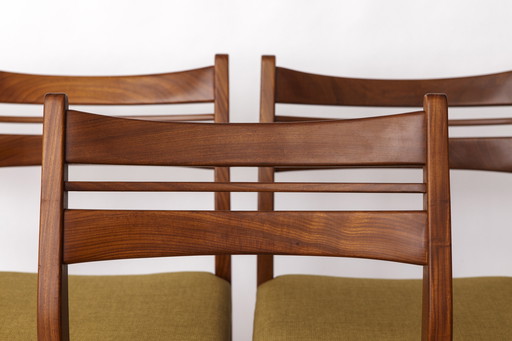 Set of 4 Vintage Teak Dining Chairs by Habeo, Germany – 1960s Mid-Century Modern