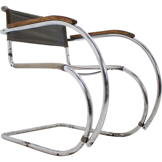 Image 1 of Vintage chair for Mücke Melder in iron and fabric 1930