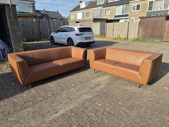 Image 1 of Leather Montetel sofas