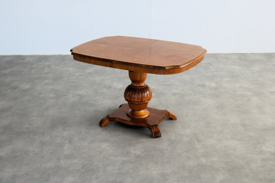Image 1 of vintage verstelbare eettafel | tafel | jaren 50 | Zweeds
