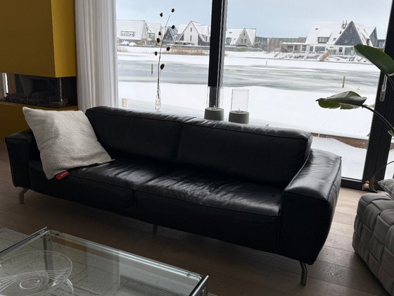 Image 1 of 2 divani Capello in pelle nera