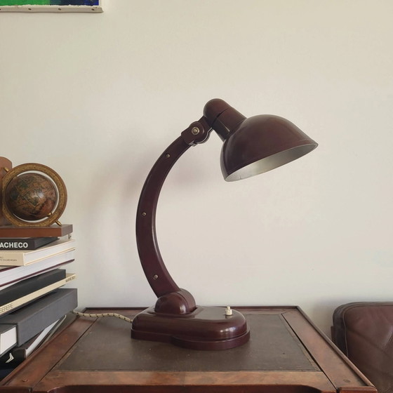 Sigma Bakelite Lamp by Christian Dell for Römmler – Reading Lamp, Bauhaus (photo 2 of 14)