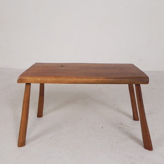 Image 1 of Vintage wooden tree trunk side table, 1960s