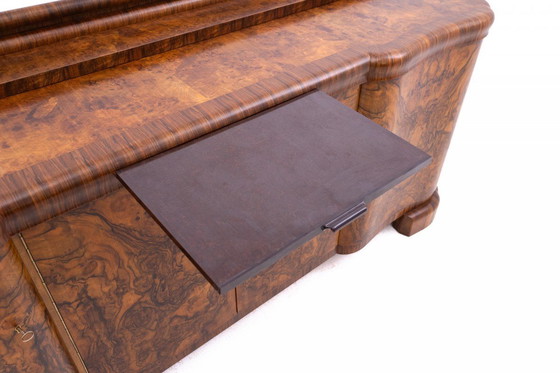 Image 1 of Large Art Deco chest of drawers from the 1940s, Poland.