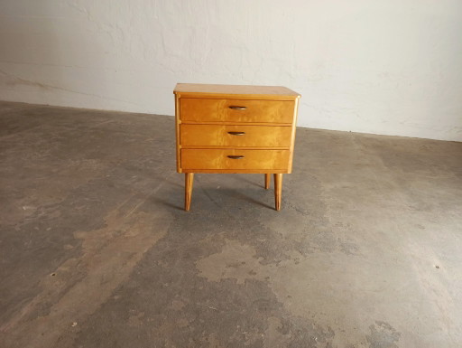 Cómoda o mesita de noche de mediados de siglo – ladekasten, Wood
