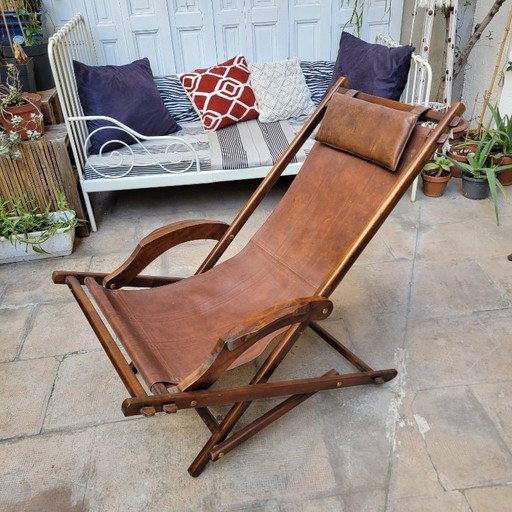 Schommelende chaise longue, jaren 60