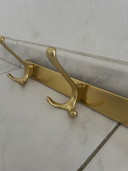 Porte-manteau vintage en laiton