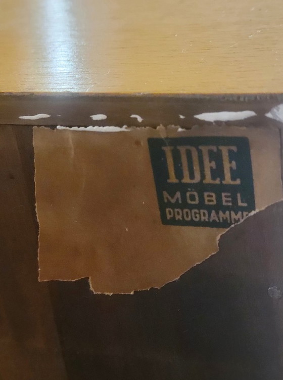 Image 1 of Sideboard in ash wood by Erich Stratmann for Idee Möbel Germany 1950