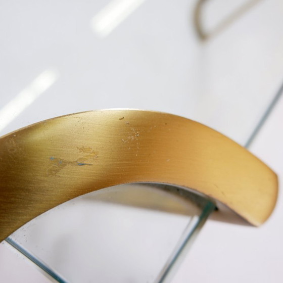 Image 1 of Table basse carrée Peter Ghyczy - Années 1970 - Style Hollywood Regency