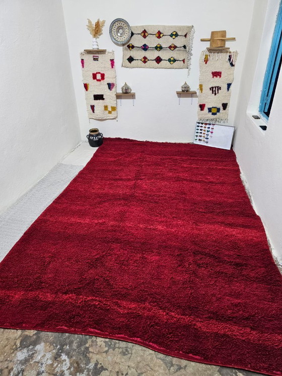 Large Vintage Moroccan Handmade Rug, Unique Piece, 357cm x 225cm – Rugs & carpets, Wool (photo 6 of 8)