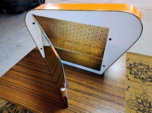 Rockabilly bathroom cabinet 60s / 70s mirror cabinet DDR