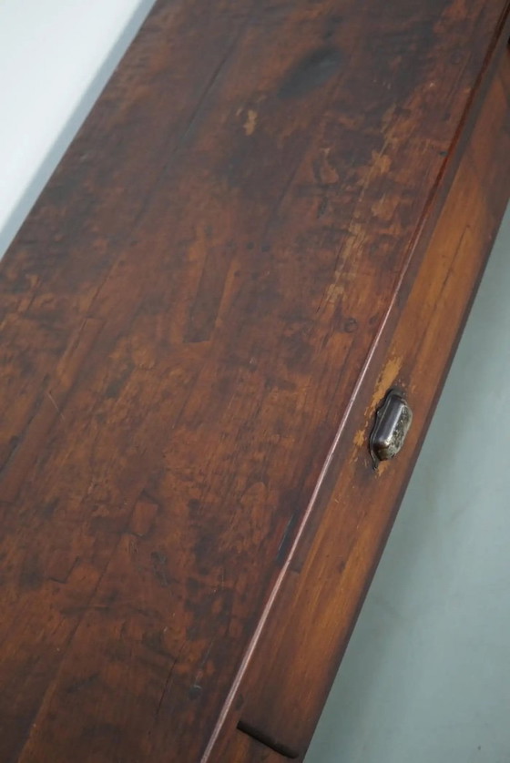 Image 1 of Großer, antiker französischer Beistelltisch im Kolonialstil aus Teakholz