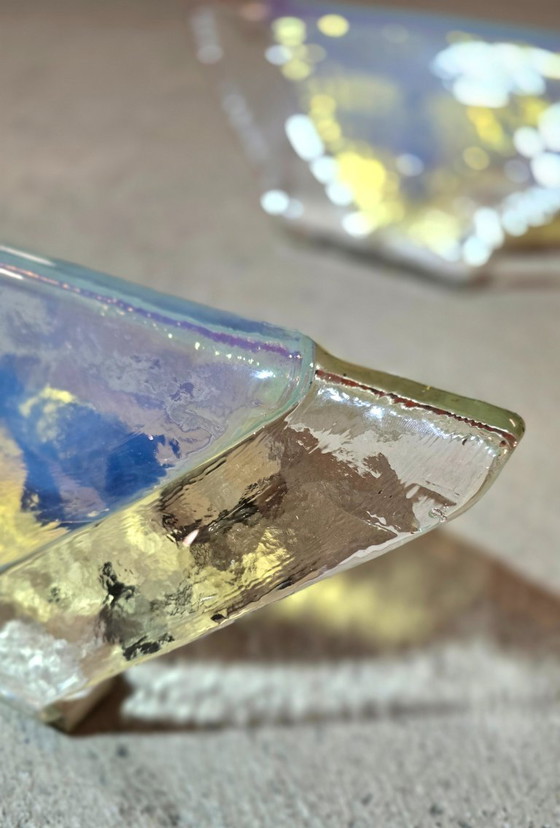 Carlo Nason for A.V. Mazzega (attributed), set of 4 Murano glass wall lights, 1960/70 (photo 8 of 12)
