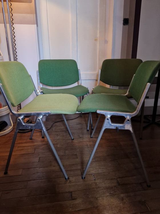 Image 1 of 💚 Paire de Chaises DSC 106 Giancarlo Piretti / Anonima Castelli, 1965, 70 Estampillées