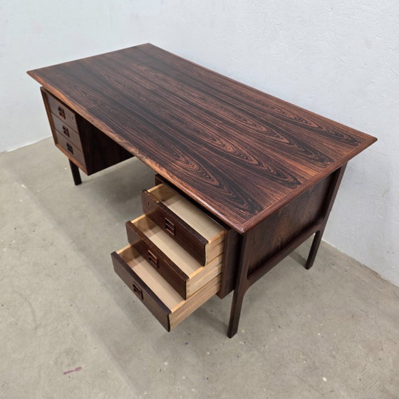 Image 1 of Rio rosewood desk by Erik Brouer for Brouer Møbelfabrik