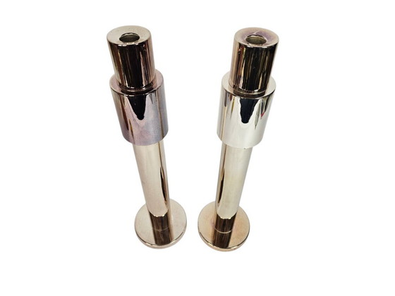 Image 1 of Stile Hollywood Regency - ottone - Candeliere (set) - anni '80