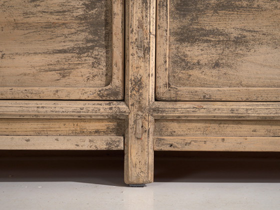 Antique sideboard in pine wood - China, circa 1950 – Sideboard cabinet, Iron (photo 33 of 40)