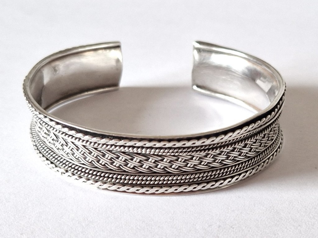 Silver bracelet - Silver clamp bracelet - 80s - 925 | €75 | Whoppah