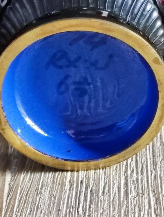 Image 1 of Cinnabar vase duo