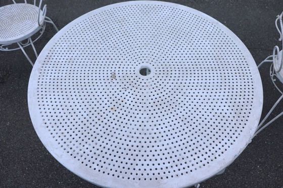 Image 1 of Tuinset met tafel en 6 fauteuils, Italië, jaren 70